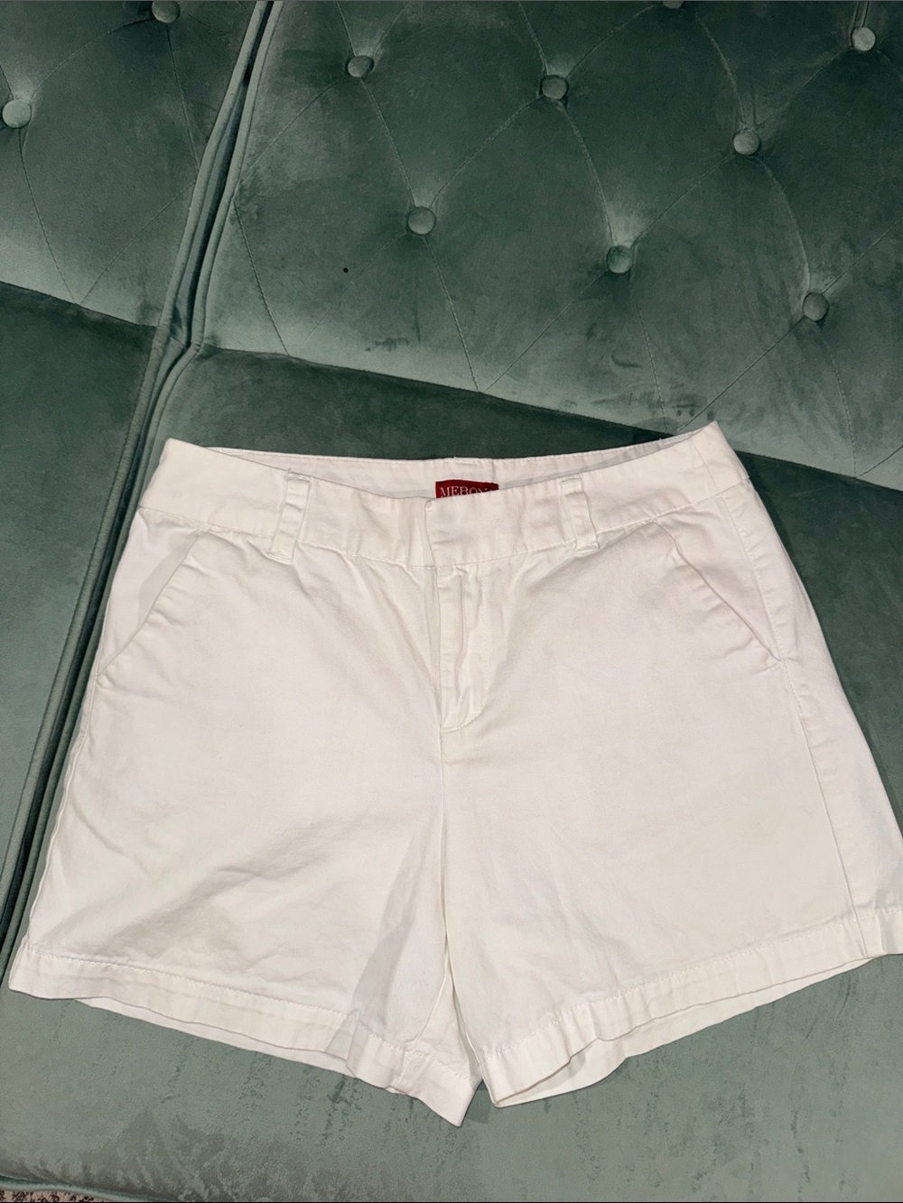 Merona White Women's Bermuda Shorts - Classic Tailored Style